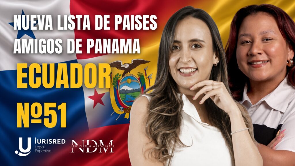 Bufete de Abogados 1 Con esa firma, la relación Panamá Ecuador entra en una etapa nueva: los ciudadanos ecuatorianos ya pueden aspirar a la subcategoría migratoria de Residente Permanente en calidad de nacionales de países amigos, la vía más utilizada por profesionales e inversionistas extranjeros para establecerse legalmente en el país.