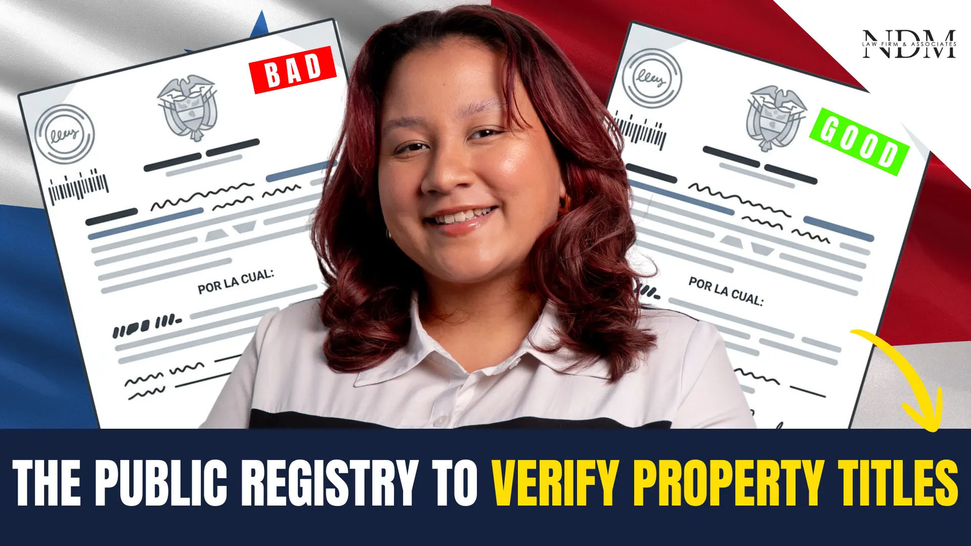 the Public Registry to verify property titles in Panama Property deed being stamped and registered at Panama's Public Registry
Alt orientado a acción: Deed registration in Panama. Register your property title at the Public Registry