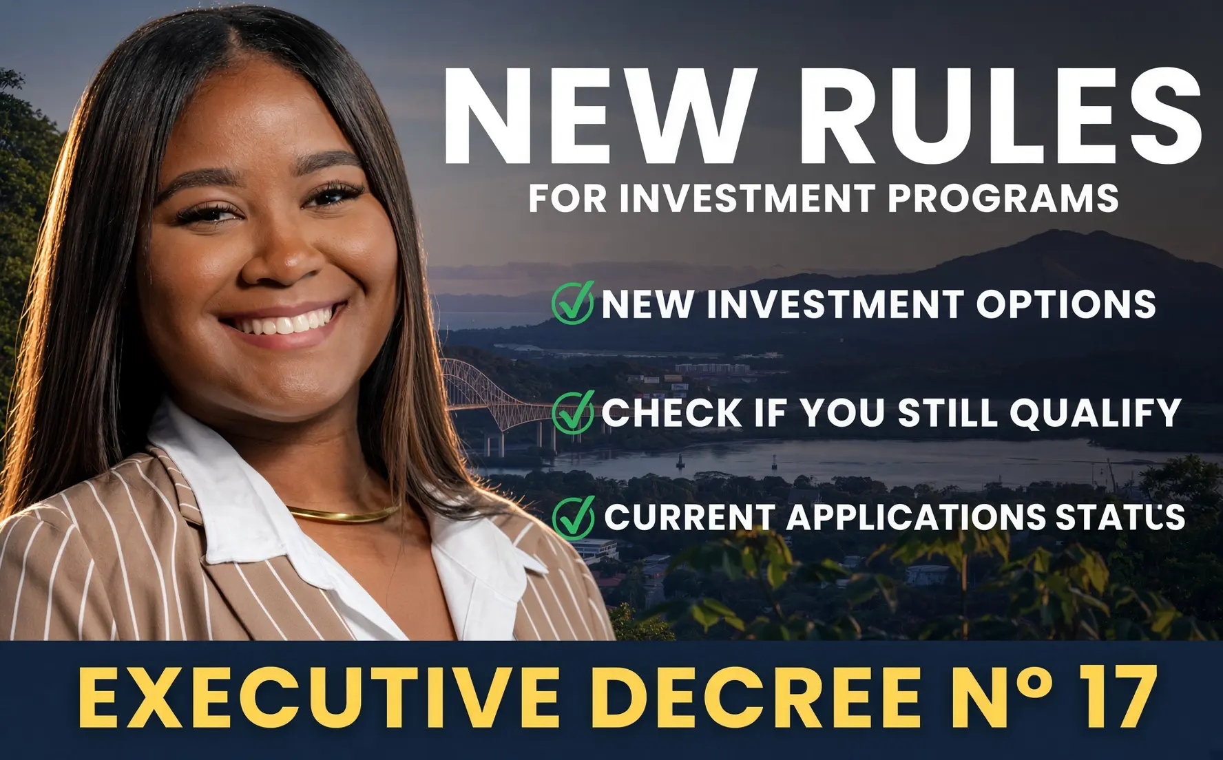 Panama residency by investment program updated: Decree 17 of 2026 sets new real estate, deposit and securities rules. Talk to our attorneys today.
